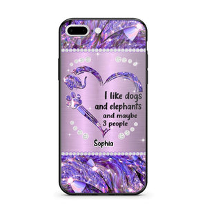 Personalized I Like Dogs And Elephants And Maybe 3 People Phone Case Printed NQVQ1009