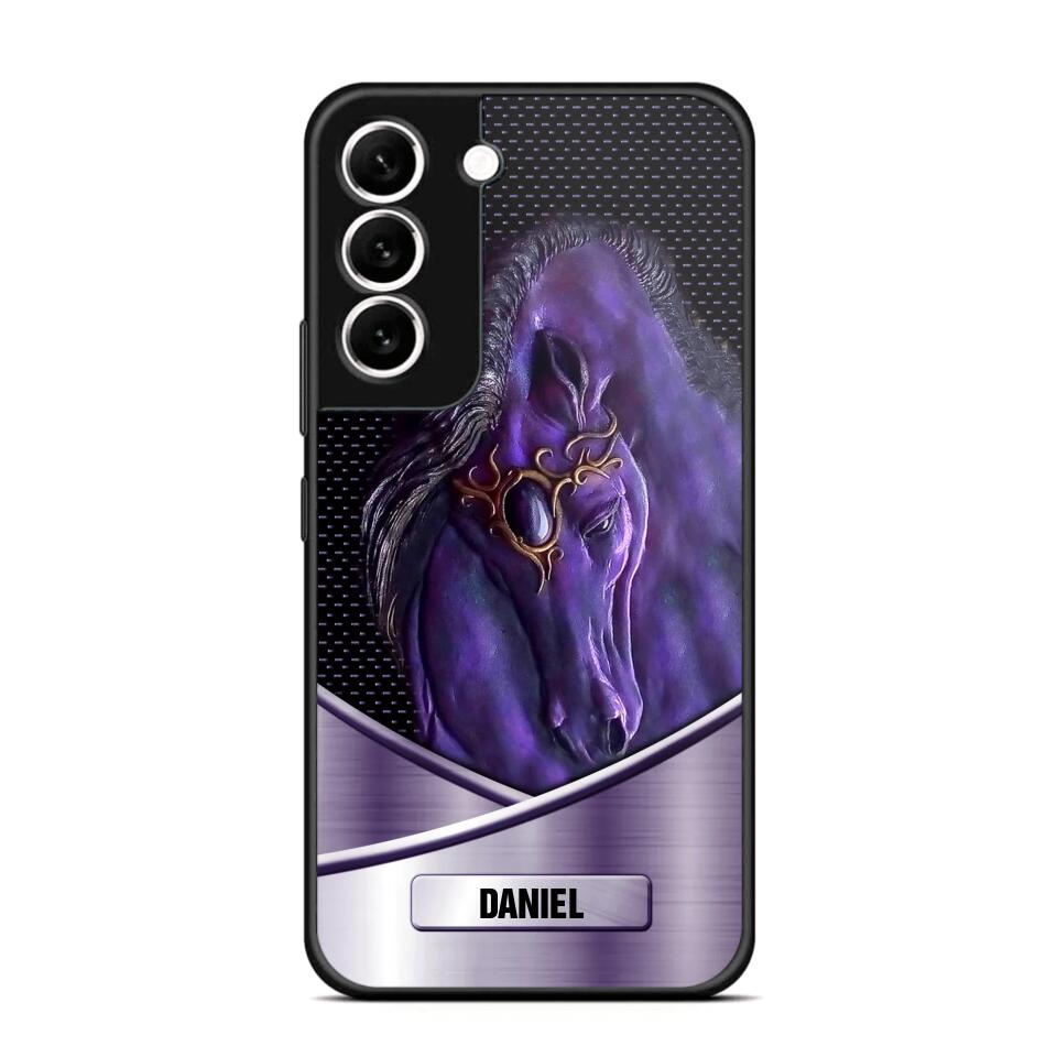 Personalized Horse Head Down Phone Case Printed NQDT1009