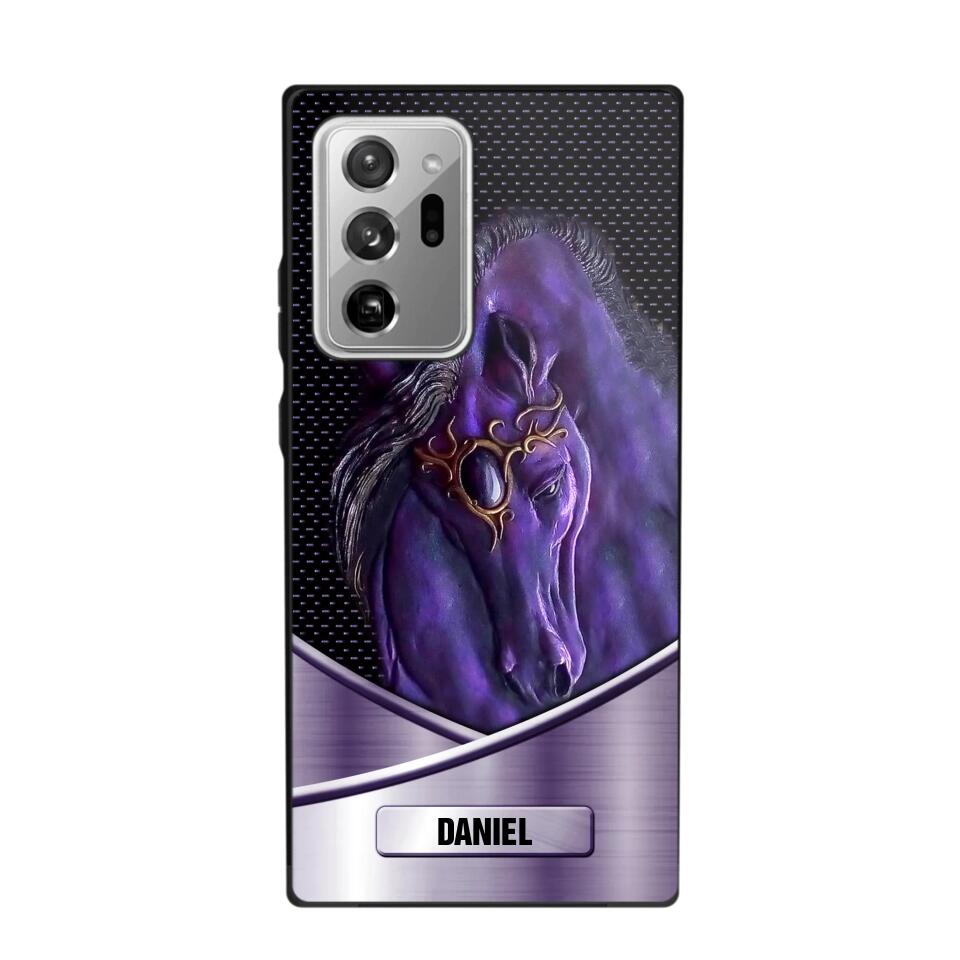 Personalized Horse Head Down Phone Case Printed NQDT1009