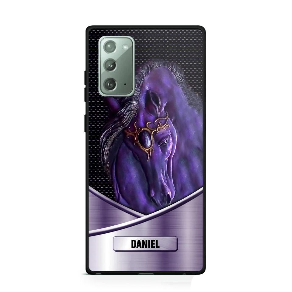 Personalized Horse Head Down Phone Case Printed NQDT1009