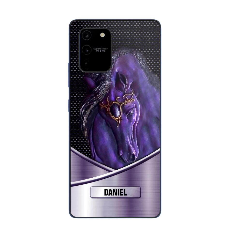 Personalized Horse Head Down Phone Case Printed NQDT1009