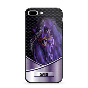 Personalized Horse Head Down Phone Case Printed NQDT1009