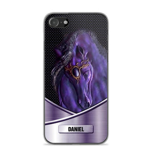 Personalized Horse Head Down Phone Case Printed NQDT1009