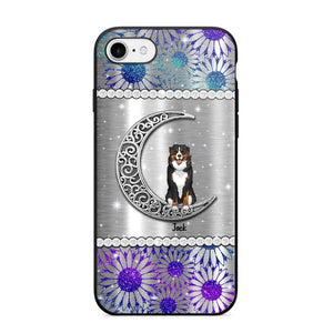 Personalized Dog Lover Sparkling Color Phone Case Printed 22SEP-MA10