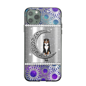 Personalized Dog Lover Sparkling Color Phone Case Printed 22SEP-MA10