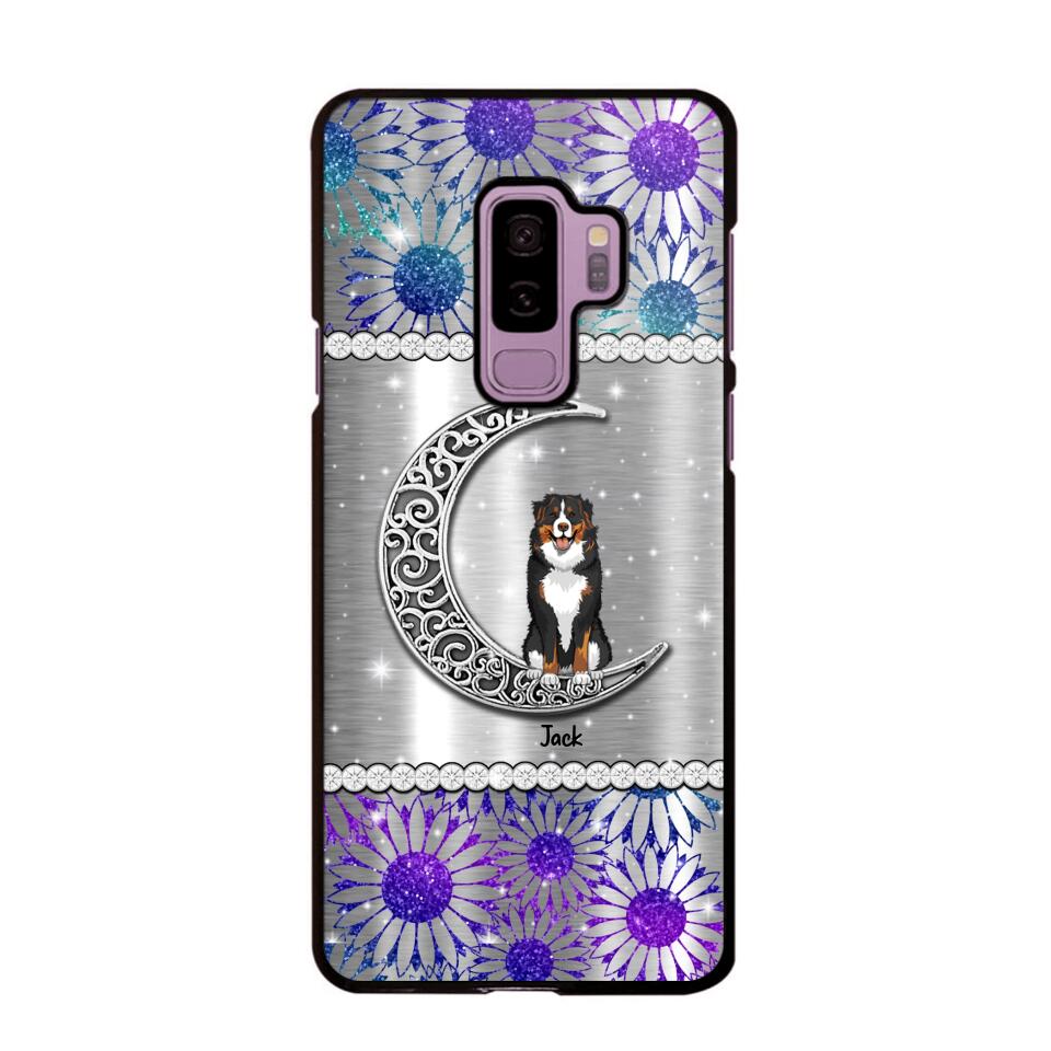 Personalized Dog Lover Sparkling Color Phone Case Printed 22SEP-MA10