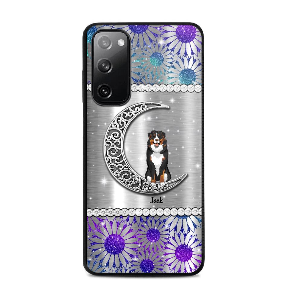 Personalized Dog Lover Sparkling Color Phone Case Printed 22SEP-MA10