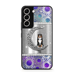 Personalized Dog Lover Sparkling Color Phone Case Printed 22SEP-MA10