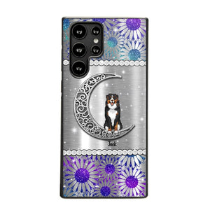 Personalized Dog Lover Sparkling Color Phone Case Printed 22SEP-MA10