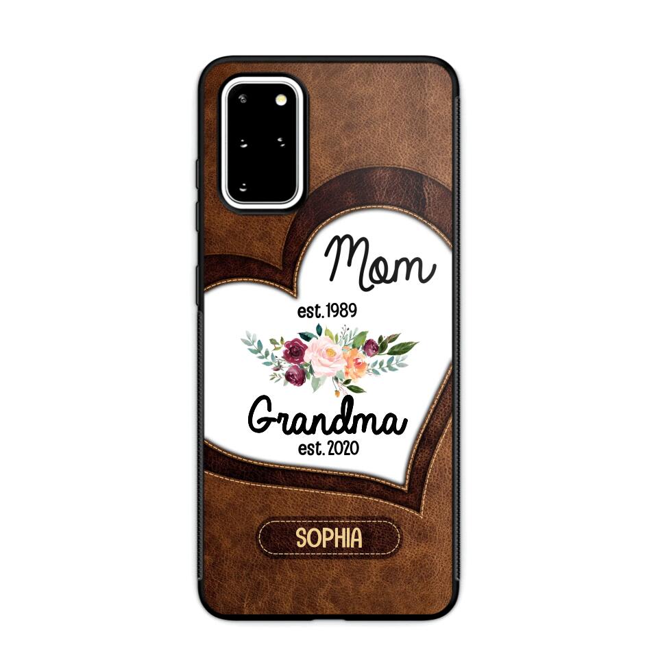 Personalized Mom And Grandma Phonecase 3D Printed QTVQ1209