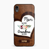 Personalized Mom And Grandma Phonecase 3D Printed QTVQ1209