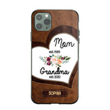 Personalized Mom And Grandma Phonecase 3D Printed QTVQ1209