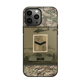 Personalized British Veterans/Soldier Camo Phone Case Printed 22SEP-DT12