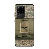 Personalized British Veterans/Soldier Camo Phone Case Printed 22SEP-DT12