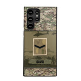 Personalized British Veterans/Soldier Camo Phone Case Printed 22SEP-DT12