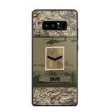 Personalized British Veterans/Soldier Camo Phone Case Printed 22SEP-DT12