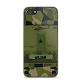 Personalized Swedish Veterans/Soldier Camo Phone Case Printed 22SEP-DT12