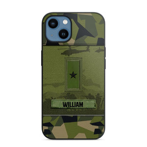 Personalized Swedish Veterans/Soldier Camo Phone Case Printed 22SEP-DT12