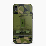 Personalized Swedish Veterans/Soldier Camo Phone Case Printed 22SEP-DT12