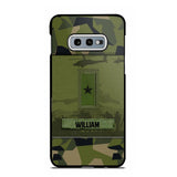 Personalized Swedish Veterans/Soldier Camo Phone Case Printed 22SEP-DT12