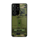 Personalized Swedish Veterans/Soldier Camo Phone Case Printed 22SEP-DT12