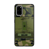 Personalized Swedish Veterans/Soldier Camo Phone Case Printed 22SEP-DT12