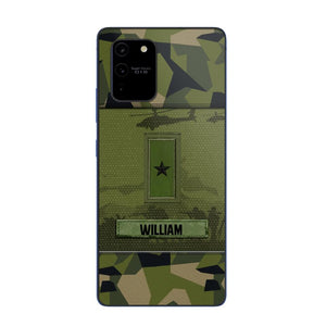 Personalized Swedish Veterans/Soldier Camo Phone Case Printed 22SEP-DT12