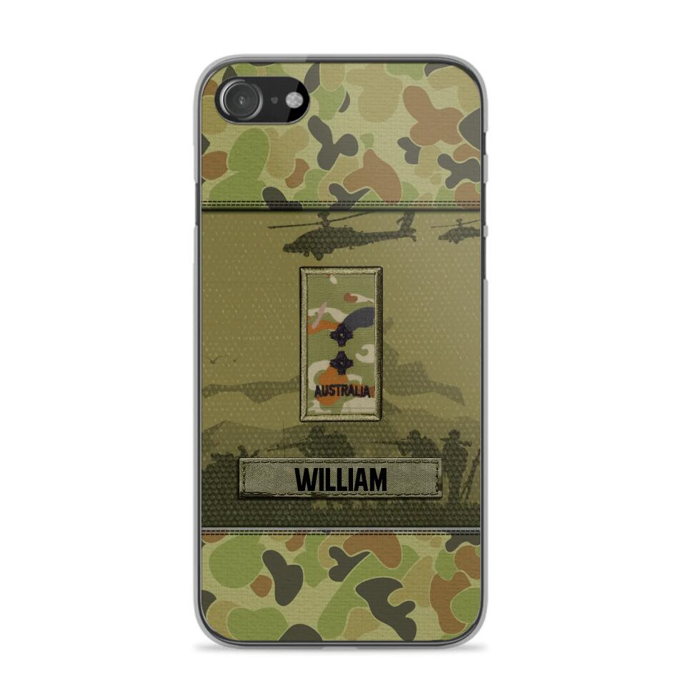 Personalized Australian Veterans/Soldier Camo Phone Case Printed 22SEP-DT12