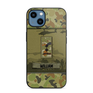 Personalized Australian Veterans/Soldier Camo Phone Case Printed 22SEP-DT12