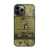 Personalized Australian Veterans/Soldier Camo Phone Case Printed 22SEP-DT12