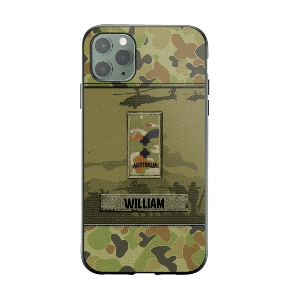 Personalized Australian Veterans/Soldier Camo Phone Case Printed 22SEP-DT12