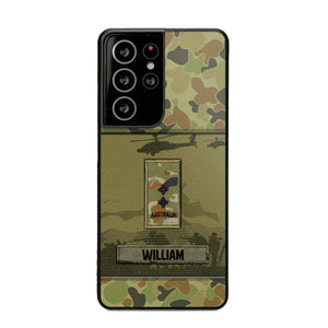 Personalized Australian Veterans/Soldier Camo Phone Case Printed 22SEP-DT12