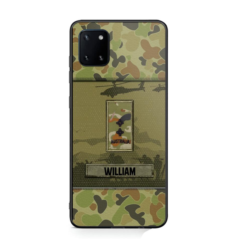 Personalized Australian Veterans/Soldier Camo Phone Case Printed 22SEP-DT12