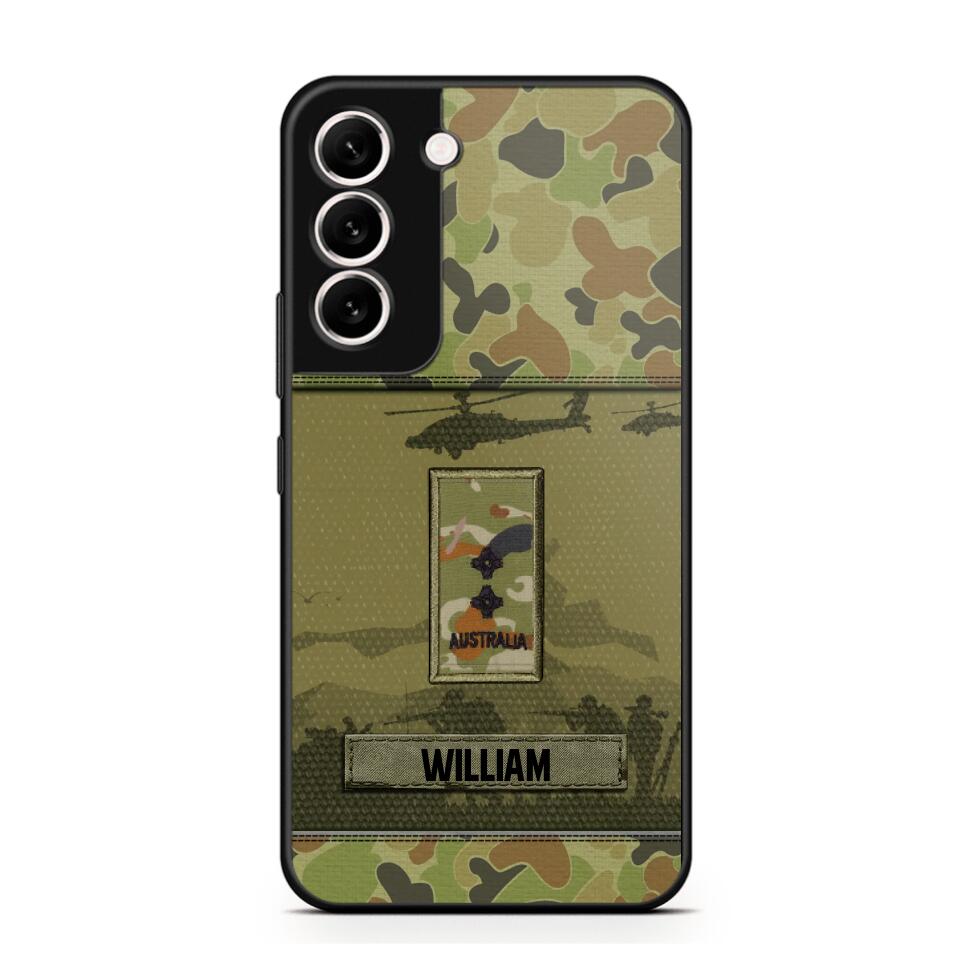 Personalized Australian Veterans/Soldier Camo Phone Case Printed 22SEP-DT12