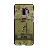 Personalized Australian Veterans/Soldier Camo Phone Case Printed 22SEP-DT12