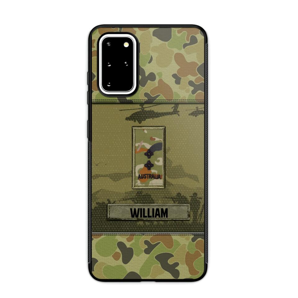 Personalized Australian Veterans/Soldier Camo Phone Case Printed 22SEP-DT12