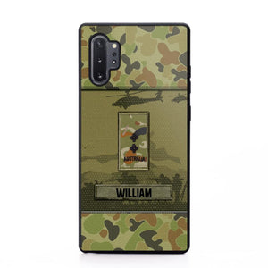 Personalized Australian Veterans/Soldier Camo Phone Case Printed 22SEP-DT12