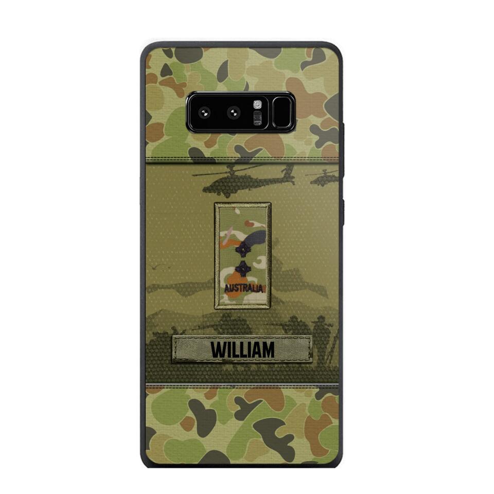 Personalized Australian Veterans/Soldier Camo Phone Case Printed 22SEP-DT12