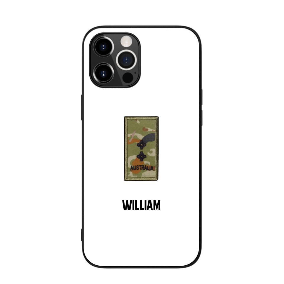 Personalized Australian Veterans/Soldier Spartan Camo Phone Case Printed 22SEP-HY12