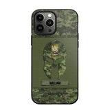 Personalized Canadian Veterans/Soldier Spartan Camo Phone Case Printed 22SEP-HY12