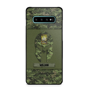 Personalized Canadian Veterans/Soldier Spartan Camo Phone Case Printed 22SEP-HY12