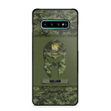 Personalized Canadian Veterans/Soldier Spartan Camo Phone Case Printed 22SEP-HY12