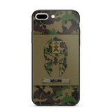 Personalized Swiss Veterans/Soldier Spartan Camo Phone Case Printed 22SEP-HY12