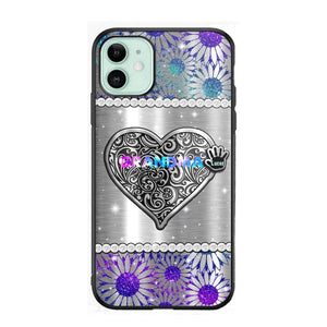 Personalized Grandma Kid Heart Phone Case Printed 22SEP-MA12