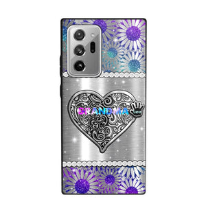 Personalized Grandma Kid Heart Phone Case Printed 22SEP-MA12