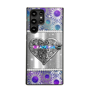 Personalized Grandma Kid Heart Phone Case Printed 22SEP-MA12