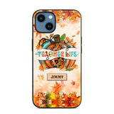 Personalized Teacher Life Halloween Fall Autum Phonecase 3D Printed QTMA1409