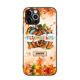 Personalized Teacher Life Halloween Fall Autum Phonecase 3D Printed QTMA1409