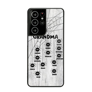 Personalized Grandma Mom Nana Spider Kid Name Phonecase 3D Printed QTVQ2009