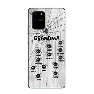 Personalized Grandma Mom Nana Spider Kid Name Phonecase 3D Printed QTVQ2009